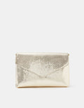 Metallic Envelope Crossbody Bag – Gold