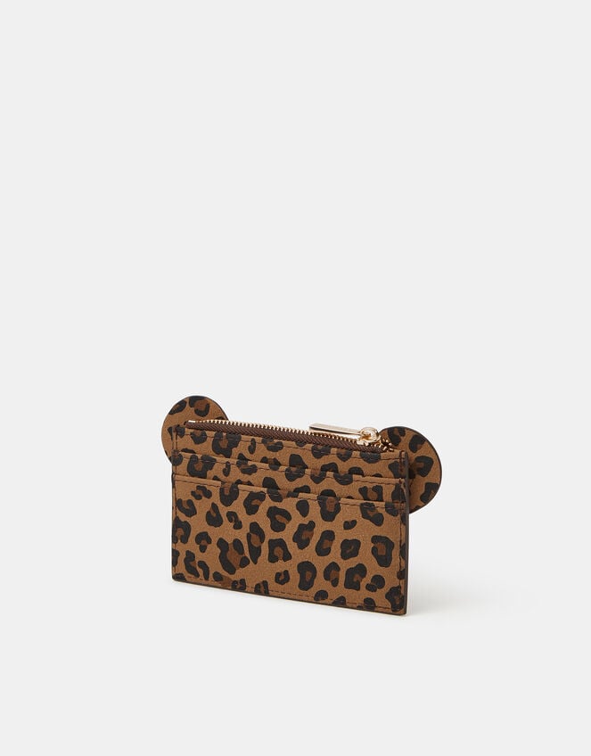 Leopard Print Teddy Card Holder